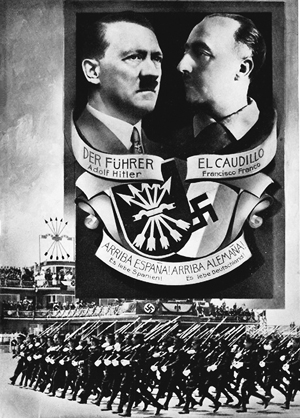 Adolf Hitler y Franco